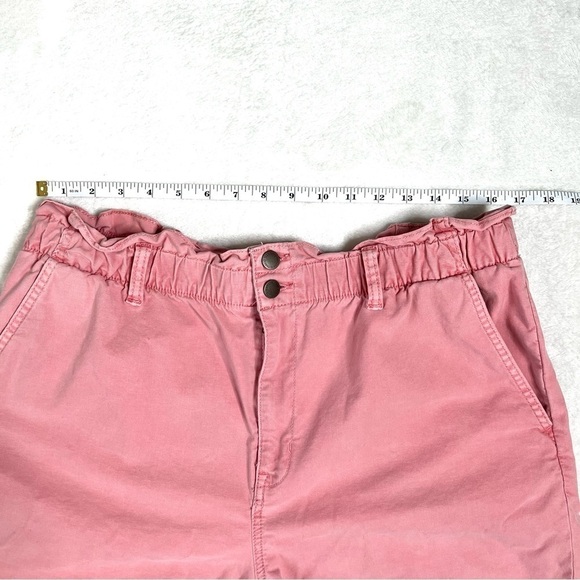 Universal Thread Target Pink High Waisted Paper Bag Baggy Shorts Size XL - Picture 7 of 15